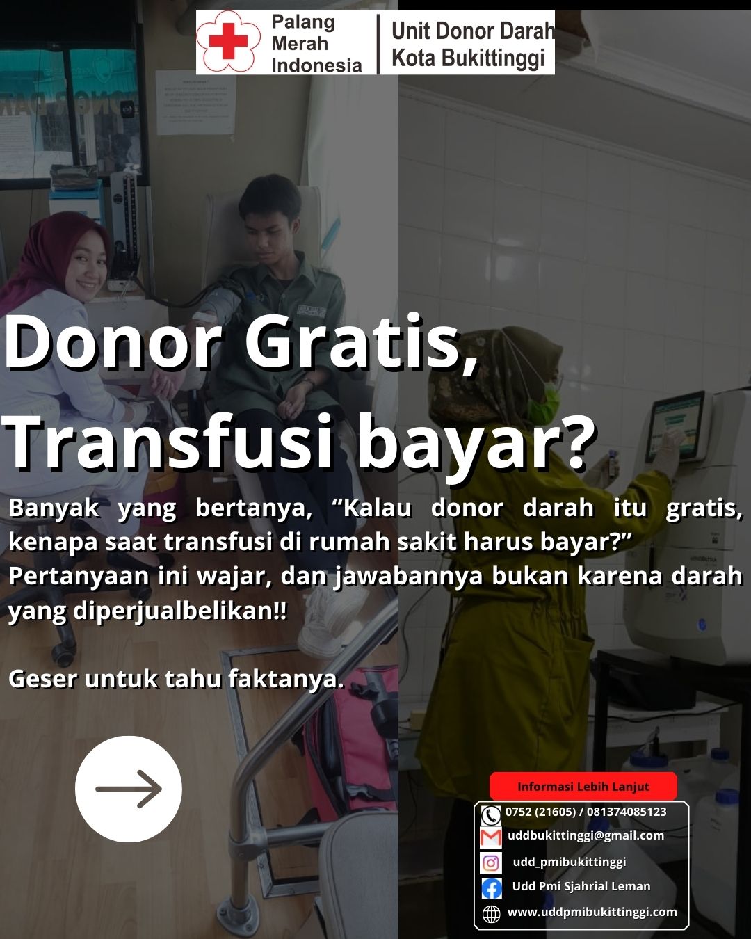 Donor Darah Gratis, Transfusi Kok Bayar??