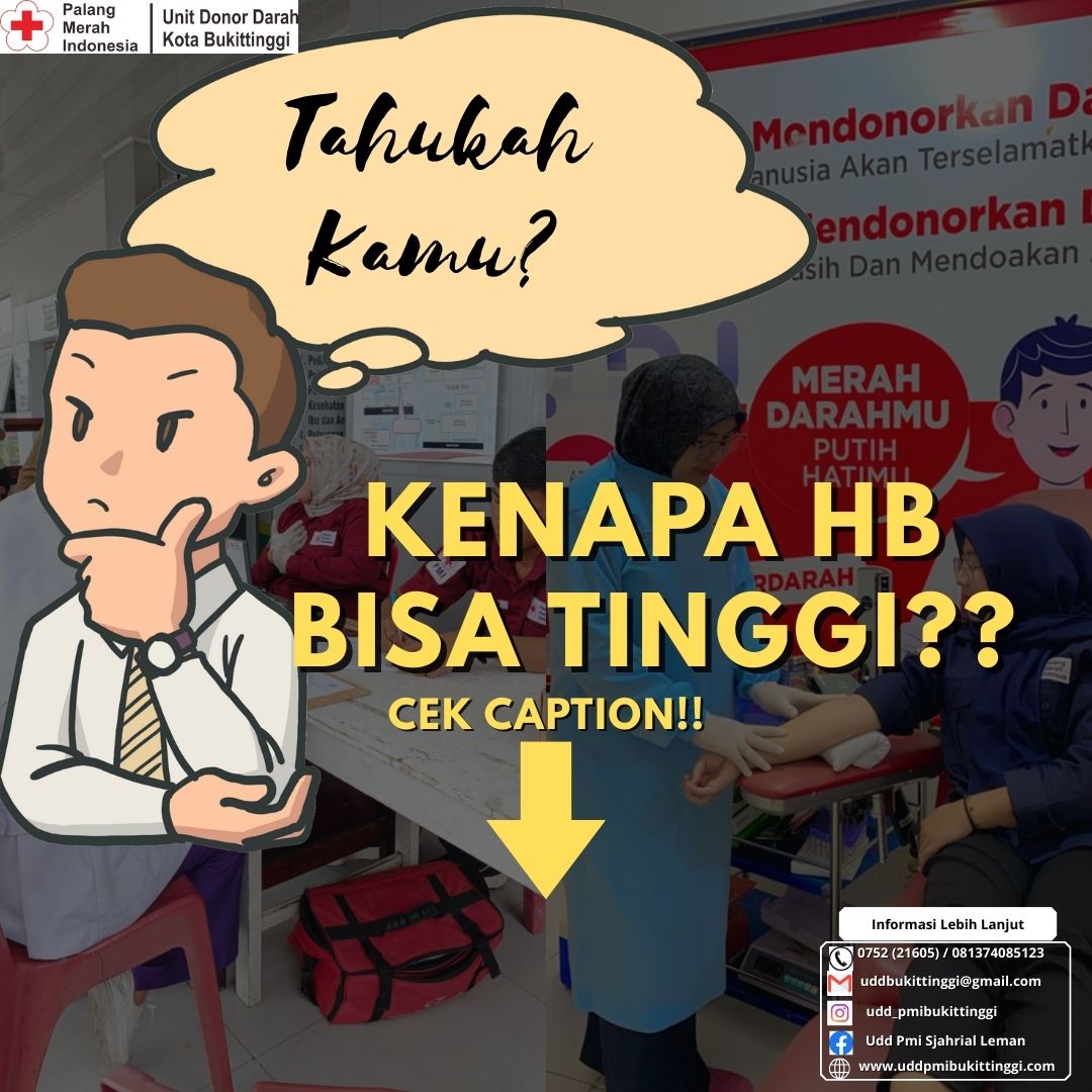 Tahukah Kamu Kenapa HB (Hemoglobin) Bisa Tinggi??