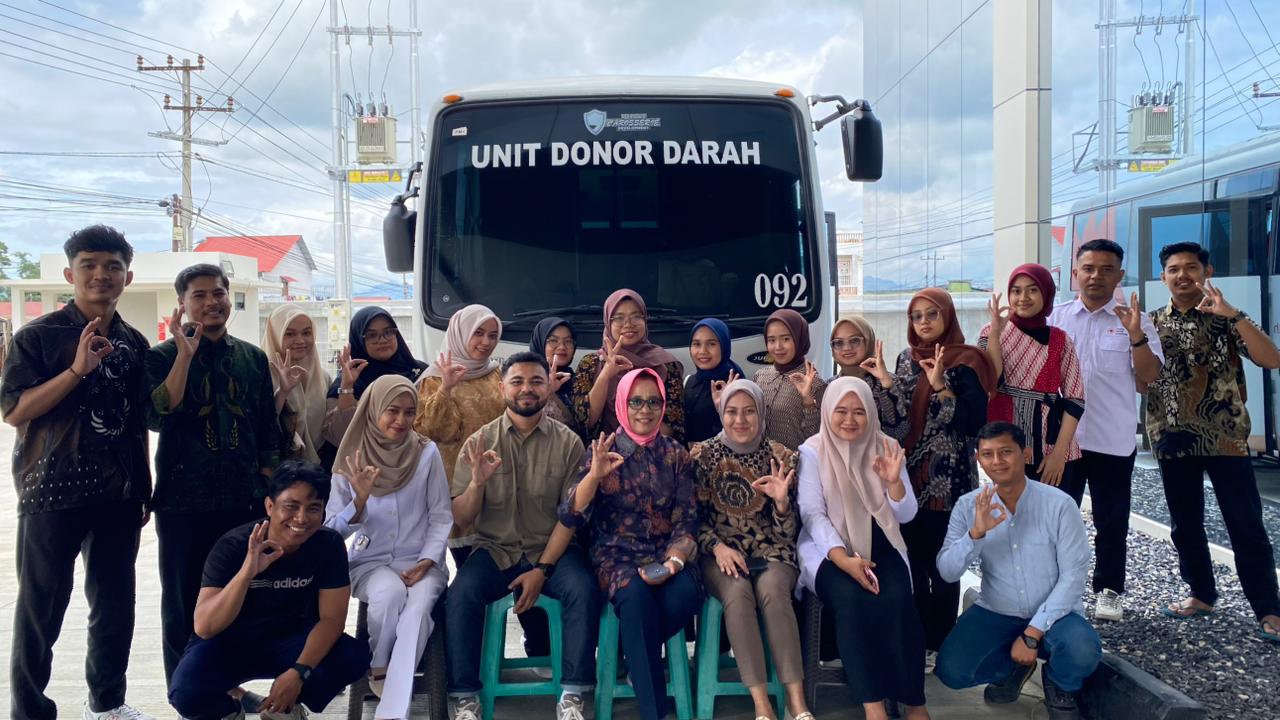 UDD PMI  Bukittinggi Gelar Donor Darah Bersama RS Padang Eye Center Agam